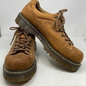 Vintage Dr Martens air wair brown leather derby shoes